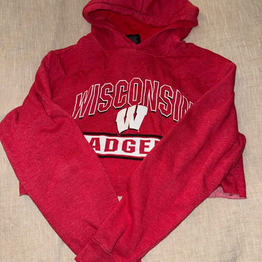 Red Wisconsin Badgers Hoodie